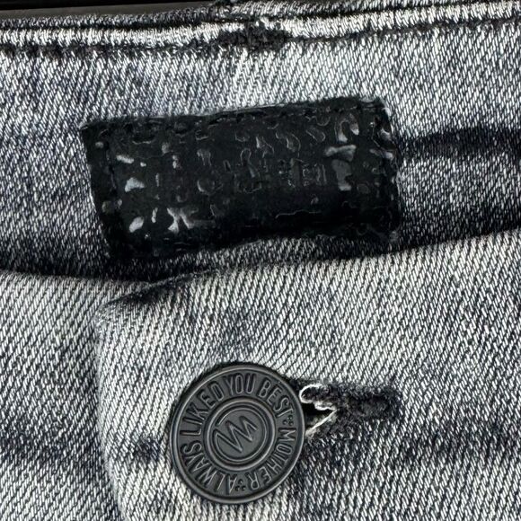 MOTHER Denim High Waisted Looker Ankle Fray High Rise Skinny Jeans - Picture 8 of 11